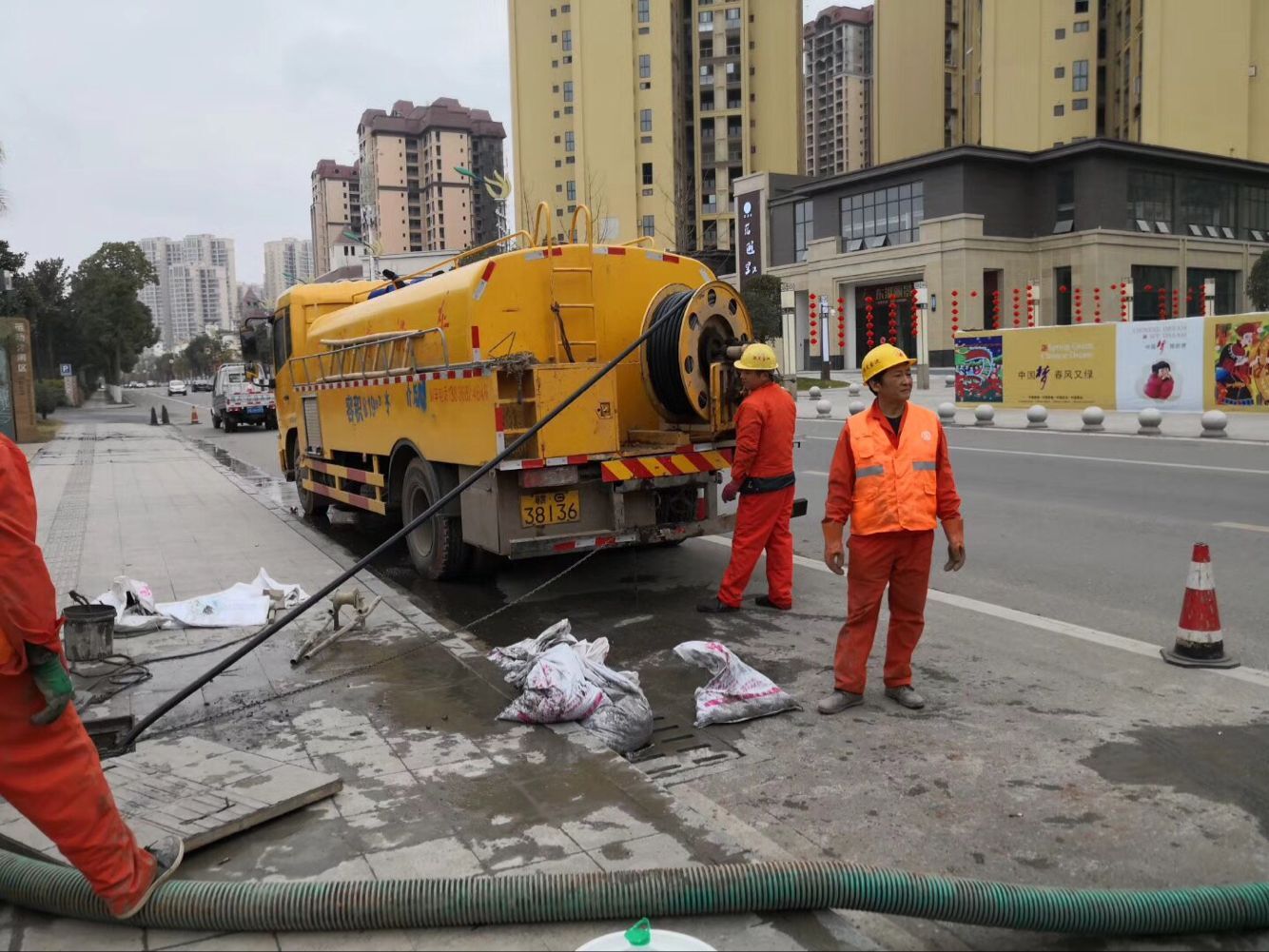 昌图排污管道清淤-管道清洗